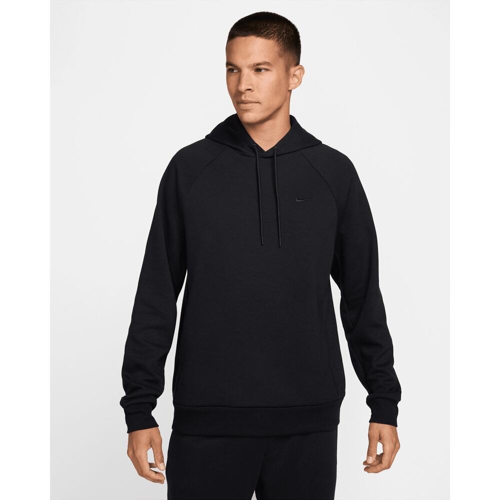 Nike Dri-FIT Training Hoodie FZ0969-010 Black Medium NWT Tonal Swoosh